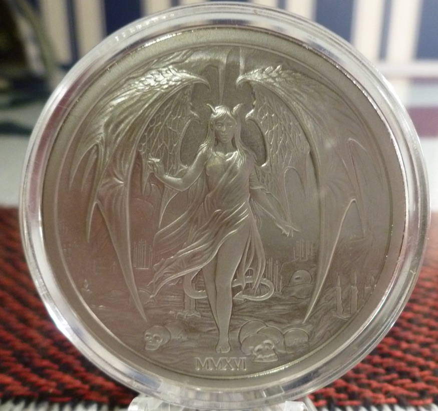 2016 “Temptation of the Succubus” 2oz. Silver PheliMint (#92